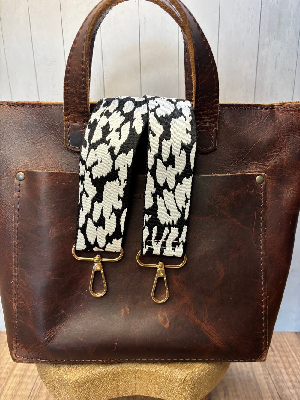 White Black Purse Strap Crossbody Bag Strap NEW! Boho Bag Strap